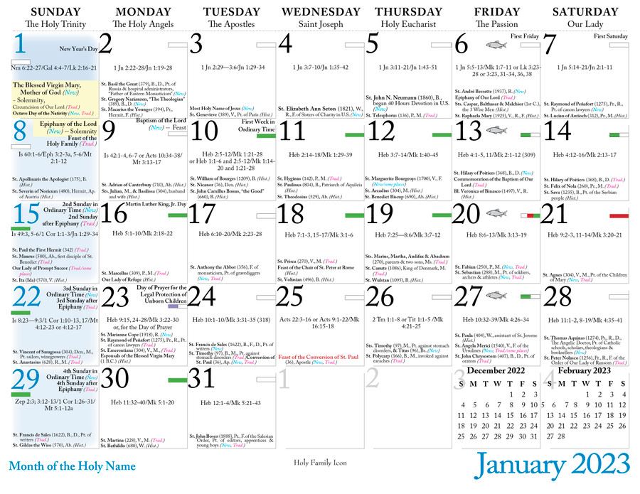 Catholic Calendar 2025 Feast Days For Outlook - Rina Veriee