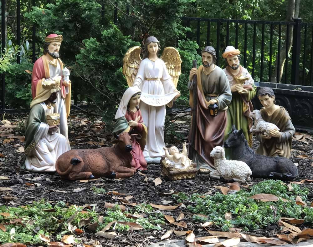 Outdoor nativity set deals clearance