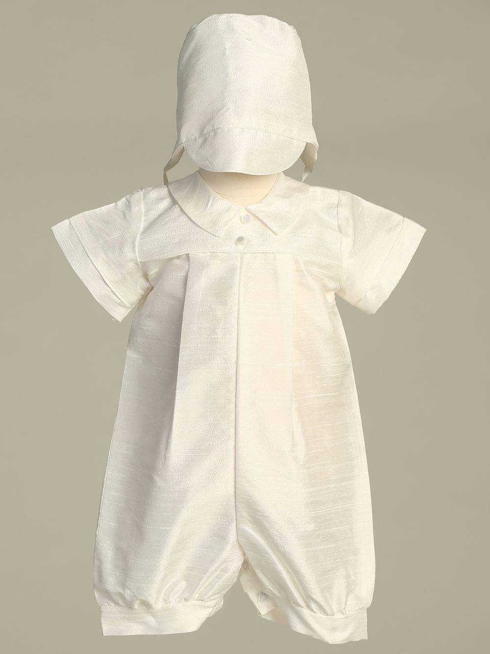 Jeremy - Baby Boys White Baptism order & Christening Romper